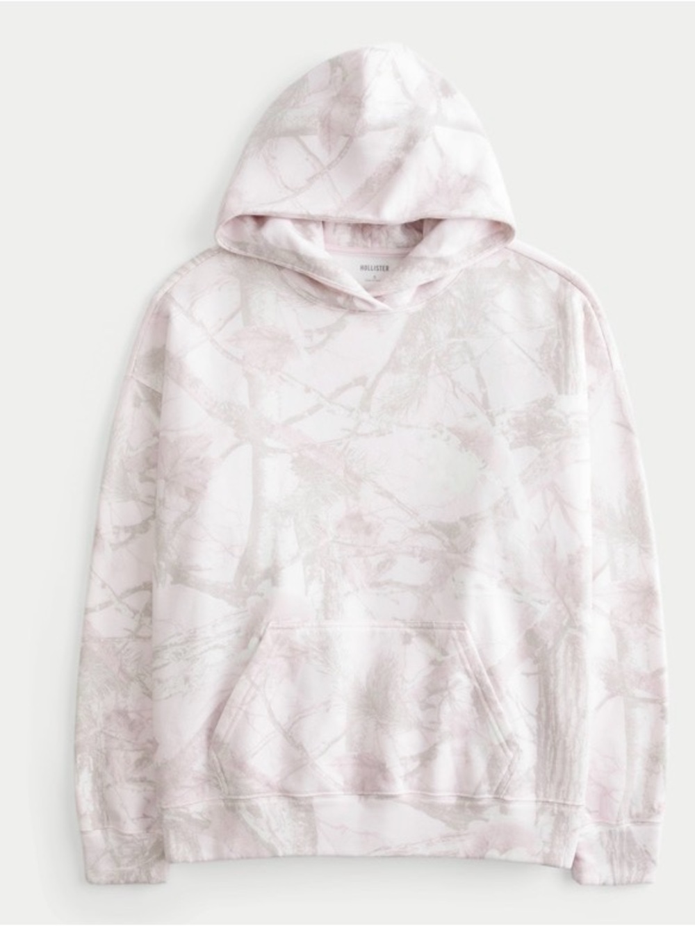 Hollister Pink Camo Hoodie-Size XS